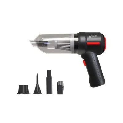 Xpower Vc8 3 In 1 Mini Wireless Vacuum Cleaner + Pump 4000Mah Battery - Black